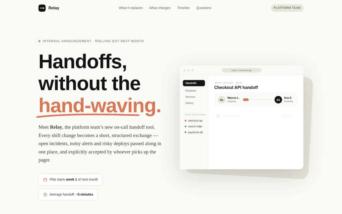 Page built with the brand-guidelines skill
