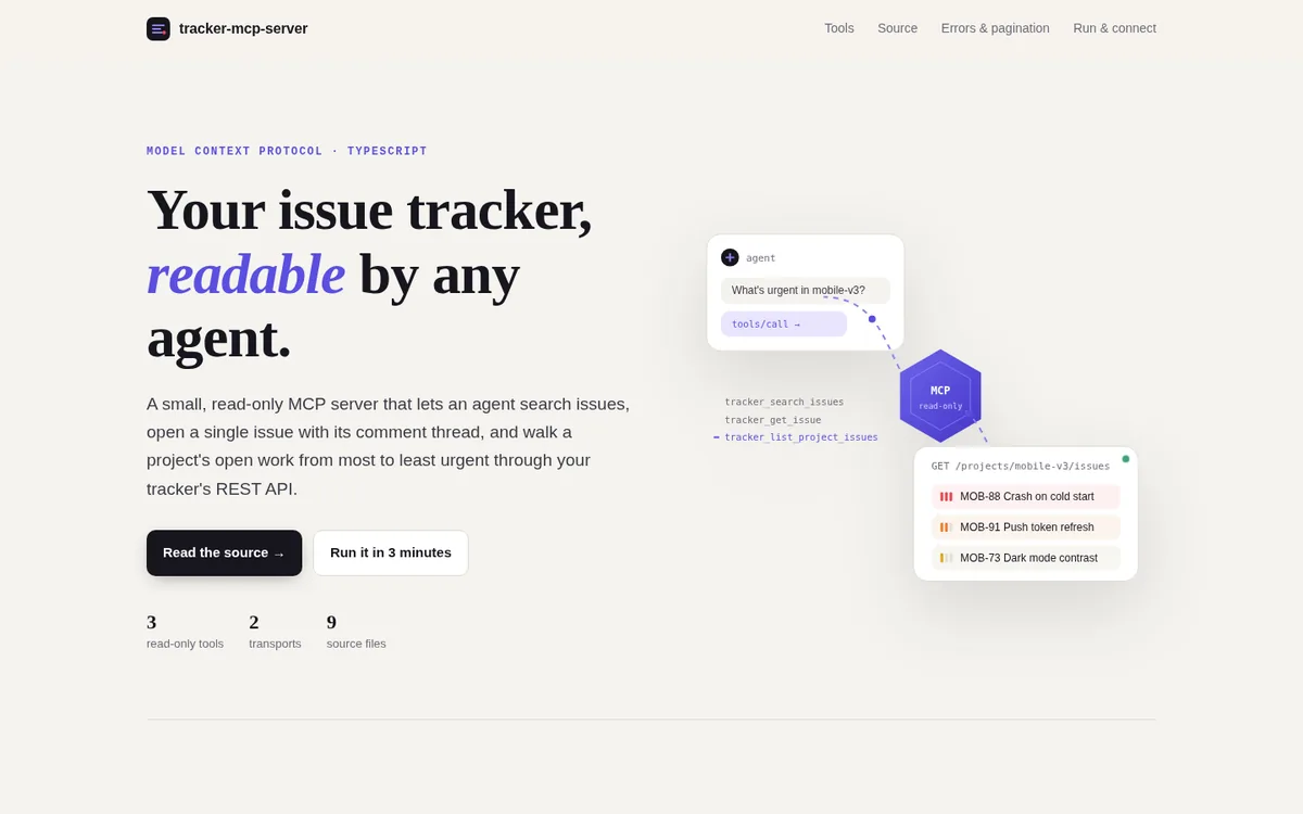 Page built with the mcp-builder skill