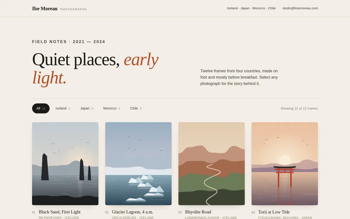 Page built with the vercel-react-view-transitions skill
