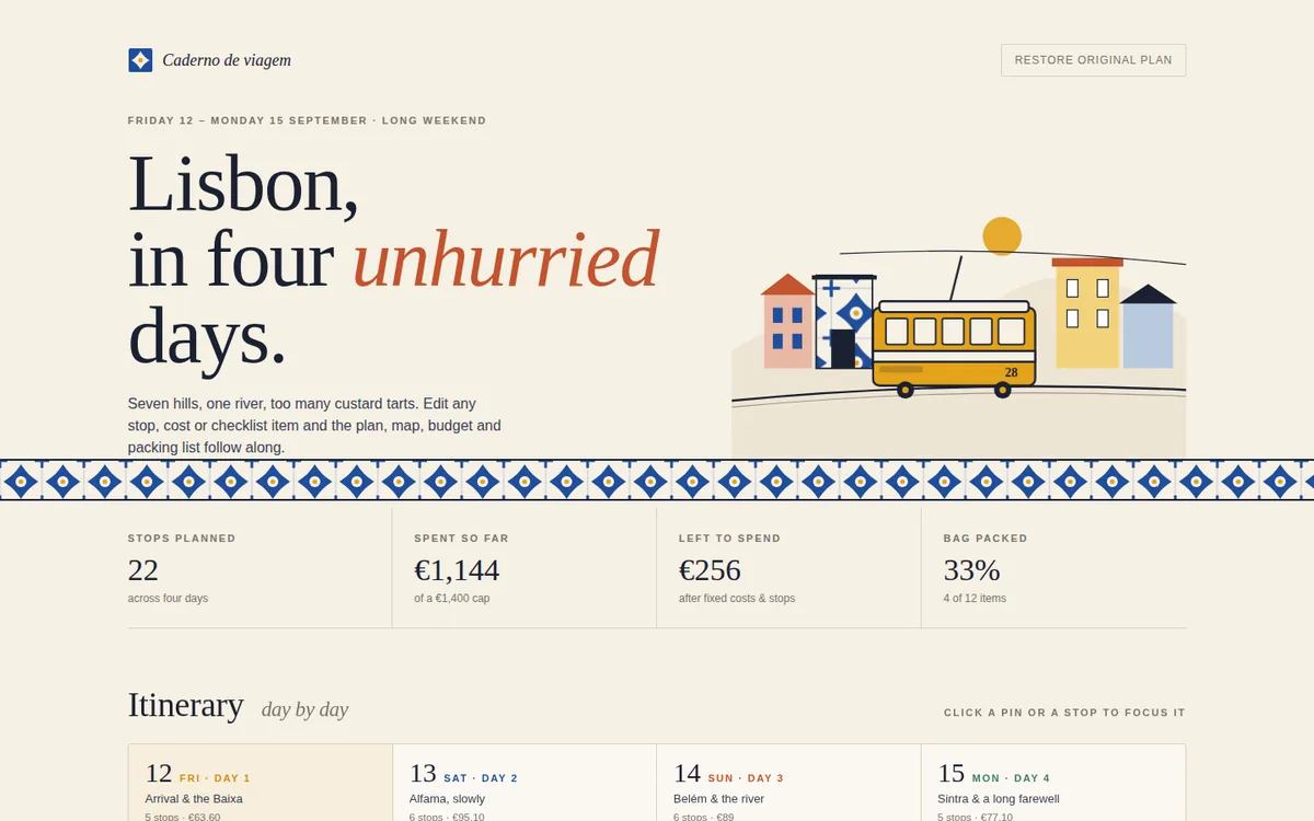 Page built with the web-artifacts-builder skill