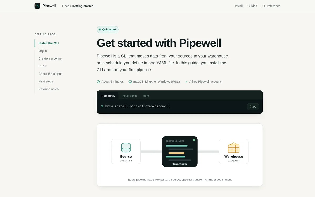 Page built with the writing-guidelines skill